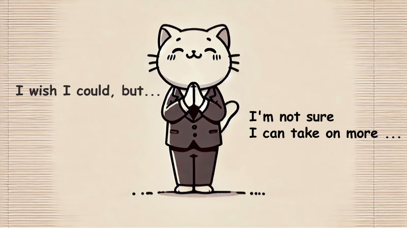 仕事を断わるときに便利なtakeの上手な使い方