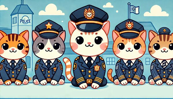 警察ネコ